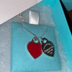 Double Heart Necklace 